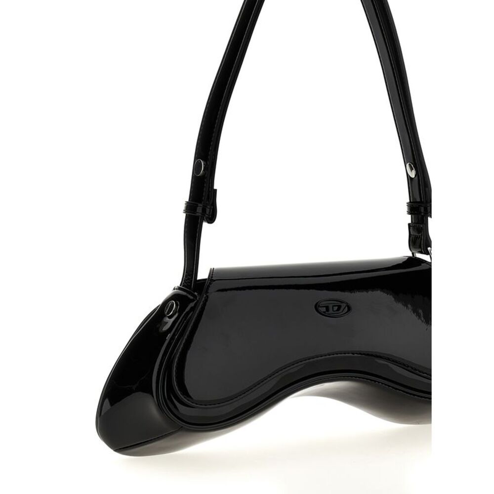 Diesel Black Polyethylene Shoulder Women's Bag - Picture 3 of 4